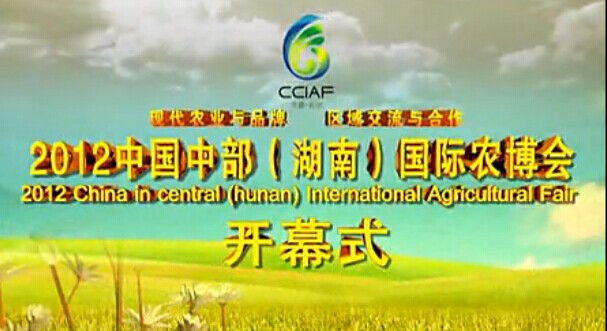 2012中国中国中部（湖南）国际农博会开幕式（视频）